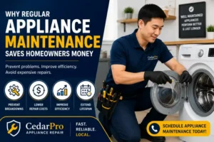 Why Regular Appliance Maintenance Saves Homeowners Money