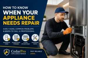 How To Know When Your Appliance Needs Professional Repair