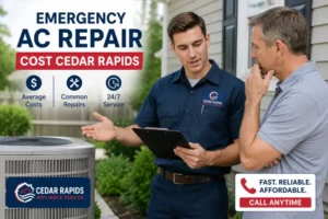 How Much Does Emergency AC Repair Cost in Cedar Rapids?